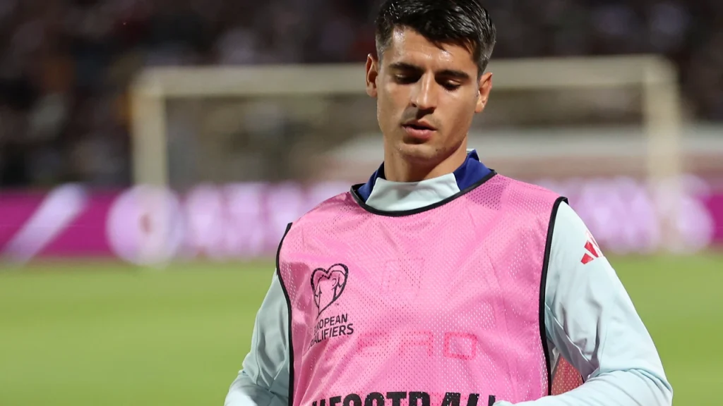 Álvaro Morata of Spain