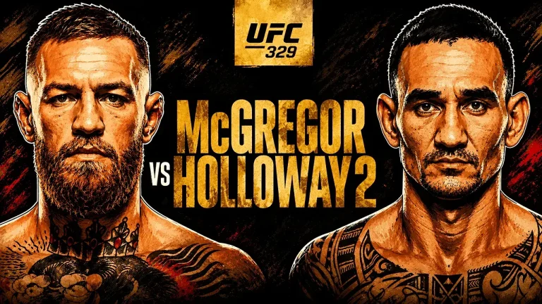 Conor McGregor and Max Holloway UFC fight week